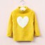 Dievčenské sveter so srdcom L604 6