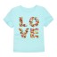 Dievčenské tričko LOVE J3289 9
