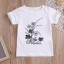 Dievčenské tričko s kvetinou 13