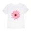 Dievčenské tričko s potlačou kvety J3489 6