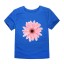 Dievčenské tričko s potlačou kvety J3489 8