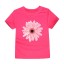 Dievčenské tričko s potlačou kvety J3489 9