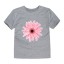 Dievčenské tričko s potlačou kvety J3489 10