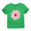 Dievčenské tričko s potlačou kvety J3489 16