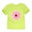 Dievčenské tričko s potlačou kvety J3489 11