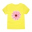Dievčenské tričko s potlačou kvety J3489 12