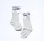 Dievčenské vysoké ponožky s mašľou J891 9