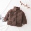 Dievčenské zimné kabát L1843 5