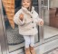 Dievčenské zimné kabát L1843 1