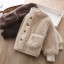 Dievčenské zimné kabát L1871 3
