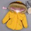 Dievčenské zimné kabát L1905 5