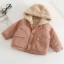 Dievčenské zimné kabát L2032 4