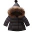 Dievčenské zimné kabátik s kapucňou J1907 7