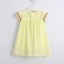 Dievčenské žlté šaty 1