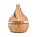 Diffusore di aromi per profumare la stanza con retroilluminazione LED colorata Forma a goccia con decorazione in legno Serbatoio 300 ml 2