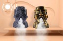 Difusor de aroma em forma de cabeça de escultura moai com névoa saindo da boca Reservatório 220 ml Alimentação via USB Funcionamento 4 4