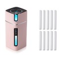 Difusor de aroma USB compacto con iluminación para perfumar la habitación Tanque de 300 ml Funcionamiento de hasta 10 horas Potencia 15