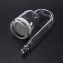 Difusor de CO2 em vidro para aquário com plantas Conjunto com válvula de retensão e ventosa Tubo em forma de U Dimensão do tubo 4 x 6 mm 2