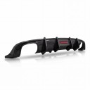 Difusor trasero Sport con 4 alerones y luz central de plástico ABS, negro, para Audi A4 B9 Standard, S-Line y S4 Sedan 2017–2019 7