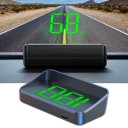 Digitaalinen HUD-tuulilasiprojektori 4,5x9x1,4 cm GPS-nopeusmittari Isot kirjaimet USB-C-näyttö Nopeusnäyttö Selkeä projektio 2