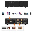 Digitaalinen voimavahvistin HiFi 300 W × 2, luokka D, TPA3255-siru, PFFB, ylipäästösuodatin 30–200 Hz, musta, kotiteatteriin 4