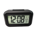 Digital Alarm Clock 8.8 x 5.3 x 2.8 cm Time Date Temperature Countdown Reduced Brightness Sound Alarm Adjustable Alarm Battery-Powered Backlit Display 2