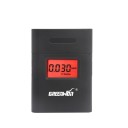 Digital alkoholtester med baggrundsbelyst skærm og 20 udskiftelige mundstykker Målepræcision 0,1 ‰ Kompakte dimensioner 7,8 x 5,6 x 1,4 cm 2