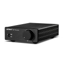 Digital Amplifier 300W x 2, Stereo Class D, 2.0/2.1 Channel HiFi Sound, TPA3255 Chip, RCA Input, PRE OUT, Black, for Home Audio 1