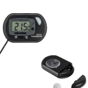 Digital Aquarium Thermometer with Suction Cup 5.8 x 3.5 cm Waterproof Probe LCD Display Accurate Measurement for Turtles and Reptiles -50 °C to 70 °C 5
