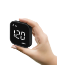 Digital GPS-speedometer til bil 5,2 x 5,2 cm HD LED-display med kompas Ur Hastighedsalarm 360° roterende stativ med sugekop 2