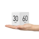 Digital Kitchen Timer in Cube Shape Rechargeable Timer 500 mAh Preset Times Countdown for Cooking Study Work Reminders 10