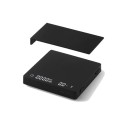 Digital køkkenvægt til kaffe 0,3–2 kg 124 × 124 × 22 mm 325 g med timer genopladelig USB-C præcis baristavægt til espresso 11