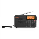 Digital Portable Radio 7.8 x 3.6 x 15 cm FM LW SW and MW with Bluetooth and MP3 from TF Card with Alarm and USB-C Charging in Black 3