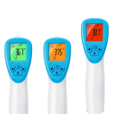 Digitale infrarood voorhoofdthermometer contactloos LCD-display witblauw elektronisch voor kinderen en volwassenen temperatuurmeting 2