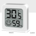 Digitale kamerthermometer met hygrometer LCD-scherm 44 x 44 mm Nauwkeurige temperatuur- en vochtigheidsmeting Draagbare binnenmeter 3