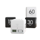 Digitale keukentimer in kubusvorm, oplaadbare timer, 500 mAh, vooraf ingestelde tijden, aftellen voor koken, studie, werkherinnering 4