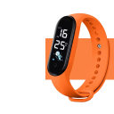 Digitale Kinderuhr mit LED-Anzeige, bunte Silikonuhr für Kinder, wasserdichte Armbanduhr mit Uhrzeit, Datum und Temperatur 10