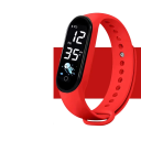 Digitale Kinderuhr mit LED-Anzeige, bunte Silikonuhr für Kinder, wasserdichte Armbanduhr mit Uhrzeit, Datum und Temperatur 5