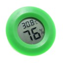 Digitale kleurenthermometer en hygrometer, diameter 45 mm, LCD-scherm met batterij, compact ontwerp voor dozen, nauwkeurigheid, vochtigheidsbewaking 8