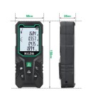 Digitale laserafstandsmeter HILDA 50 m met oppervlakte- en volumemeting en Pythagorasfunctie 2