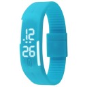 Digitale LED-Uhr für Kinder, bunte Silikonuhr mit Touchscreen, moderne Sportuhr für Kinder, Jungen und Mädchen 12