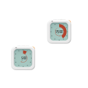 Digitaler Countdown-Timer, Minutenwecker, 60 Minuten, mit LCD-Display, leiser Timer mit Blinklicht, für Zuhause, Schule, Büro, Küche 2