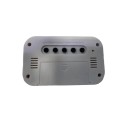 Digitaler Wecker 8,8 x 5,3 x 2,8 cm Uhrzeit Datum Temperatur Countdown Reduzierte Helligkeit Akustischer Alarm Einstellbarer Alarm Display mit Hintergrundbeleuchtung Batteriebetrieben 5