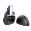 Digitális hallókészülék, hordozható hangerősítő, vezeték nélküli hallókészülék fekete tokkal és cserevégekkel, kompakt 2