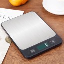 Digitális konyhai mérleg 10 kg-ig 18,7 × 14 cm g kg lb oz ml tej Plastikus Rozsdamentes acél 2× AAA 2