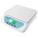 Digitális konyhai mérleg 30 kg 22 × 23 × 6 cm LCD kijelző Nagy mérési felület Pontos mérleg élelmiszerek, csomagok és alapanyagok számára a konyhában 1