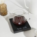 Digitális konyhai mérleg kávéhoz 15,2 × 13 × 2,6 cm-es, levehető szilikon alátéttel, USB-C újratölthető mérleg automatikus kikapcsolással 2