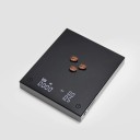 Digitális konyhai mérleg kávéhoz 15,2 × 13 × 2,6 cm-es, levehető szilikon alátéttel, USB-C újratölthető mérleg automatikus kikapcsolással 5