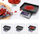 Digitálna váha na šperky do 1500 g dvoustupňová presnosť 0,01 g do 200 g / 0,1 g do 1500 g Nerezová vážacia plocha USB nabíjanie Počítanie drahokamov 5