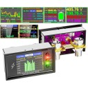 Digitální detektor kapacity CW20 200 A WiFi Tuya s časovačem a hlasovým ovládáním DC 0-420 V barevný displej černá pro monitoring baterie 2